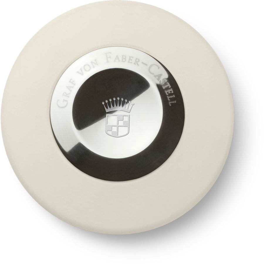 Graf-von-Faber-Castell - Gomme ronde, disques plaqués platine
