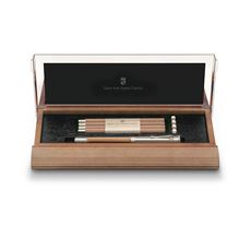 Graf-von-Faber-Castell - Plumier n°1 avec Crayon Excellence plaqué platine, cognac