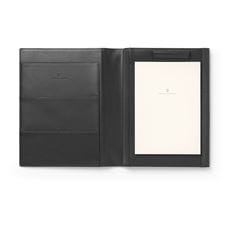 Graf-von-Faber-Castell - Conférencier A5 Epsom avec pochette pour tablette, Noir