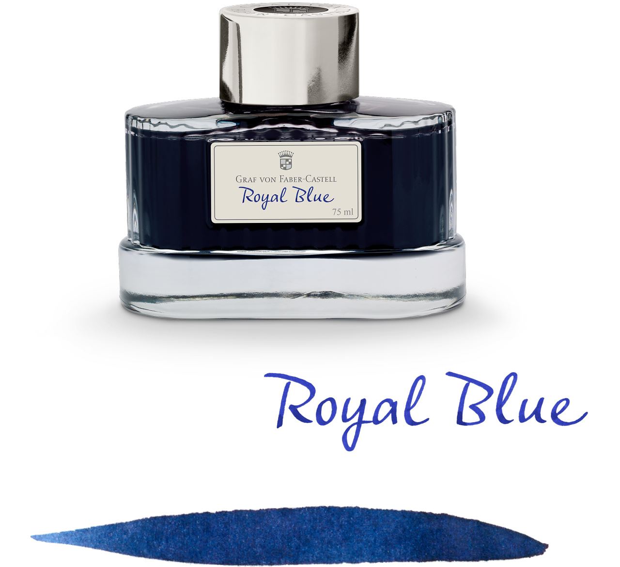 Graf-von-Faber-Castell - Flacon d’encre Bleu Roi, 75 ml