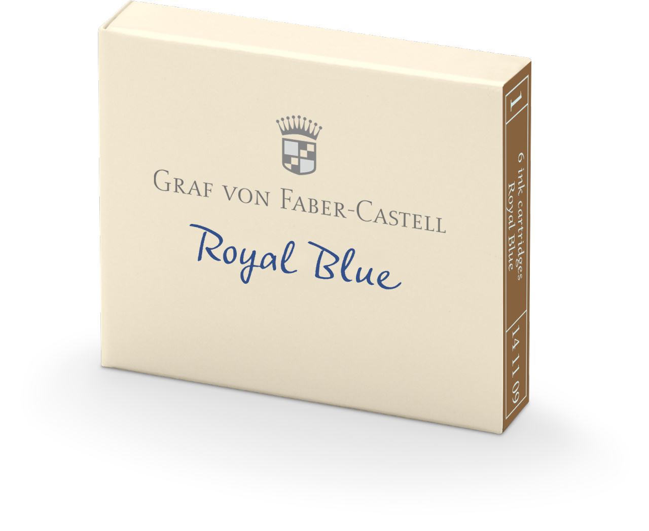 Graf-von-Faber-Castell - 6 cartouches, Bleu Roi