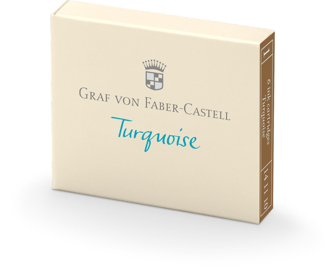 Graf-von-Faber-Castell - 6 cartouches, Turquoise