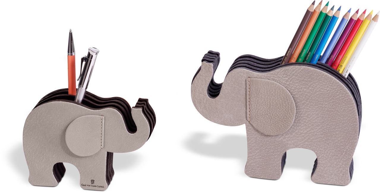 Graf-von-Faber-Castell - Eléphant, petit, cuir nubuck